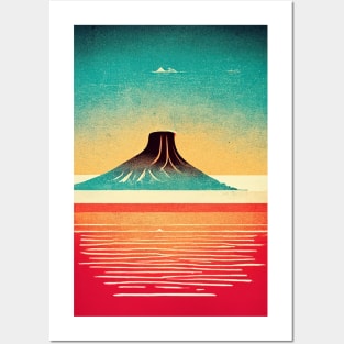 Tropical Volcano Posters and Art